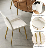 5-Piece Mid-Century 35-Inch Round Dining Table Set - Omega Lifestyles