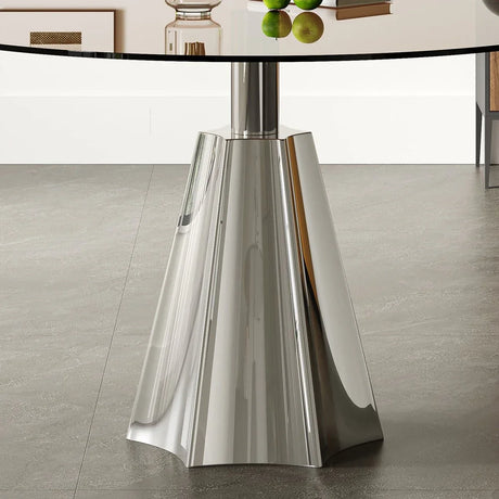 5-Piece Mid-Century 35-Inch Round Dining Table Set - Omega Lifestyles