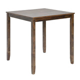 5-Piece Solid Wood Counter Height Dining Table Set - Omega Lifestyles
