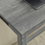 59-Inch Industrial Solid Wood Bar Table And Stools Set - Omega Lifestyles