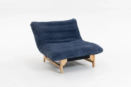 Corduroy Plush Bean Bag Chair With Backrest - Omega Lifestyles