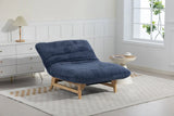 Corduroy Plush Bean Bag Chair With Backrest - Omega Lifestyles