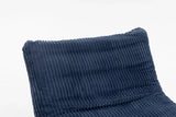Corduroy Plush Bean Bag Chair With Backrest - Omega Lifestyles