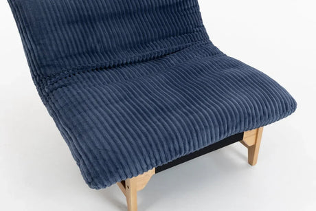 Corduroy Plush Bean Bag Chair With Backrest - Omega Lifestyles