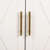 Farmhouse Arched Glass Door Kitchen Pantry Cabinet - Omega Lifestyles