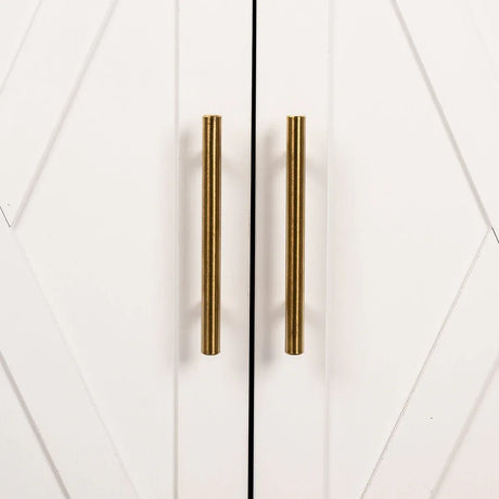 Farmhouse Arched Glass Door Kitchen Pantry Cabinet - Omega Lifestyles