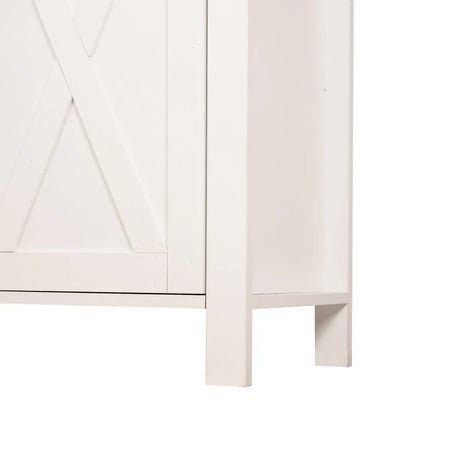 Farmhouse Arched Glass Door Kitchen Pantry Cabinet - Omega Lifestyles