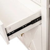 Farmhouse Arched Glass Door Kitchen Pantry Cabinet - Omega Lifestyles