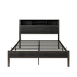 Full Metal Platform Bed Frame With Storage Headboard Full - Blissora - Omega Lifestyles