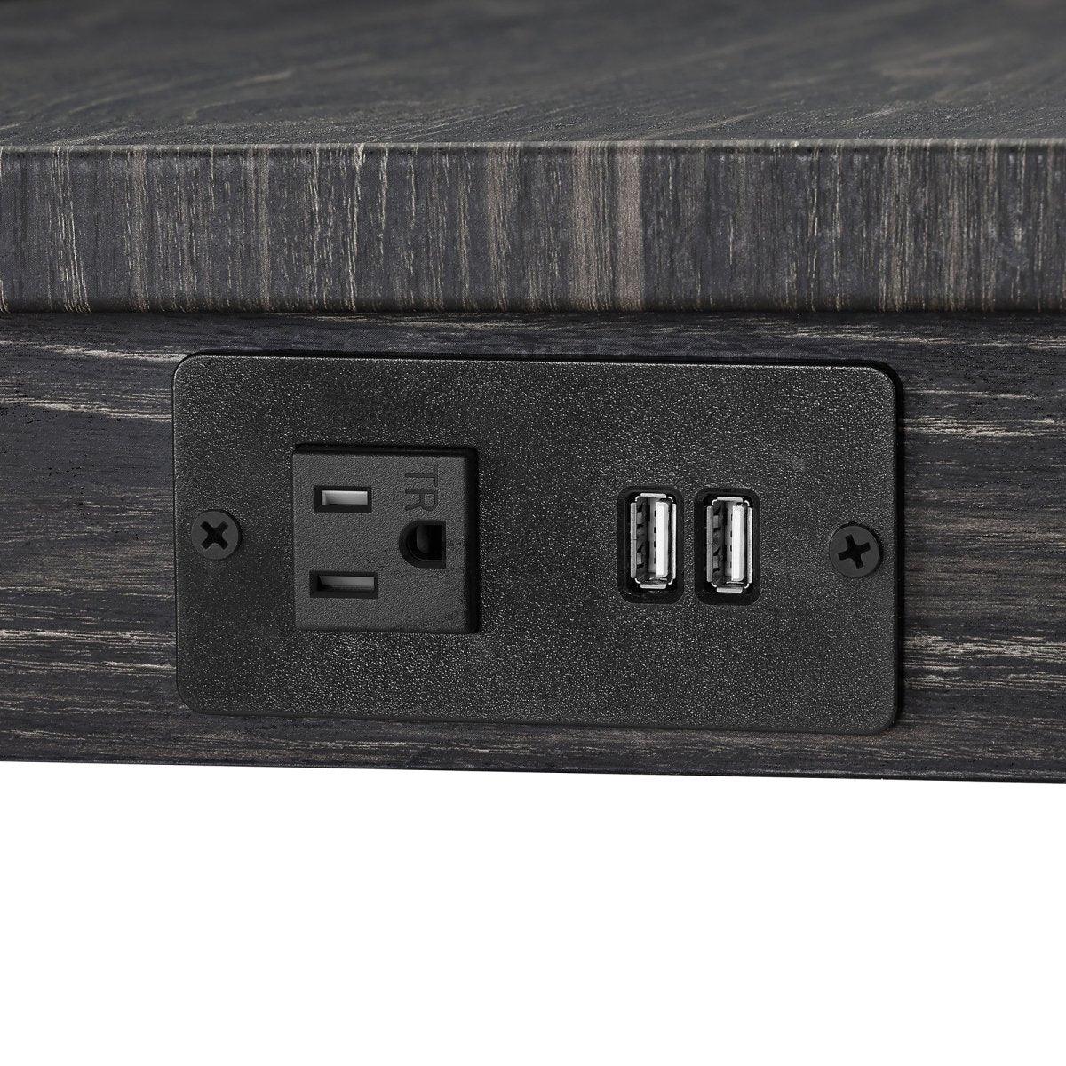 Industrial Solid Wood MDF 4-Piece Bar Table Set - Omega Lifestyles