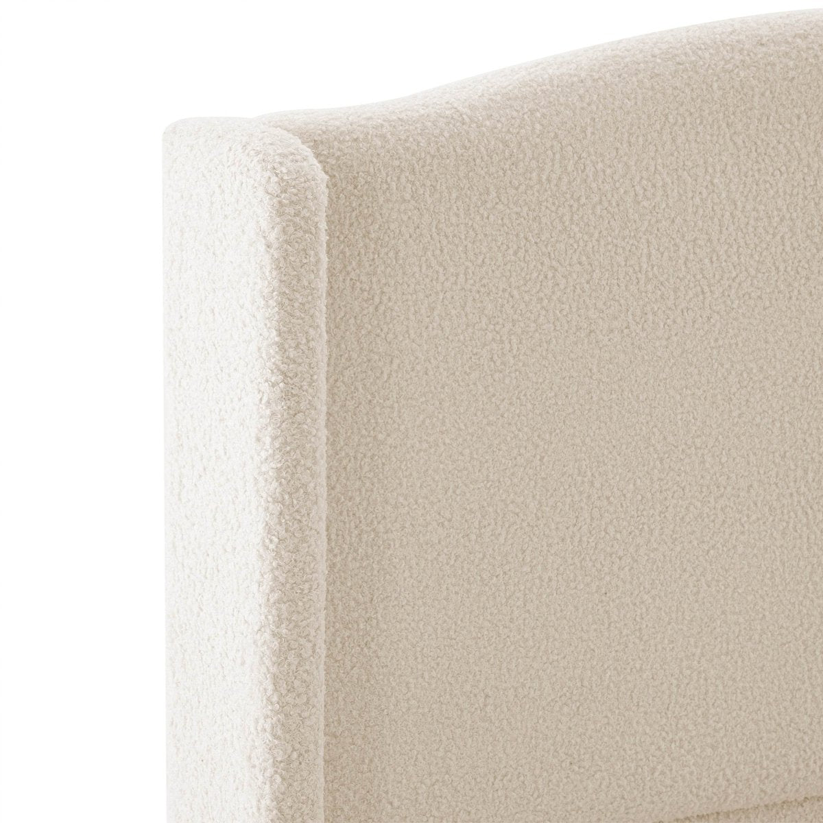 King Teddy Velvet Upholstered Platform Bed Frame - Blissora - Omega Lifestyles