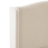 King Teddy Velvet Upholstered Platform Bed Frame - Blissora - Omega Lifestyles