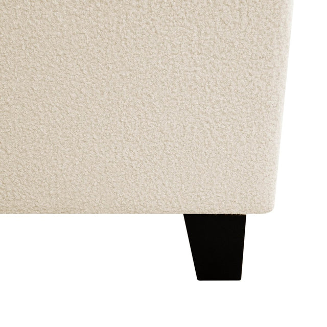 King Teddy Velvet Upholstered Platform Bed Frame - Omega Lifestyles