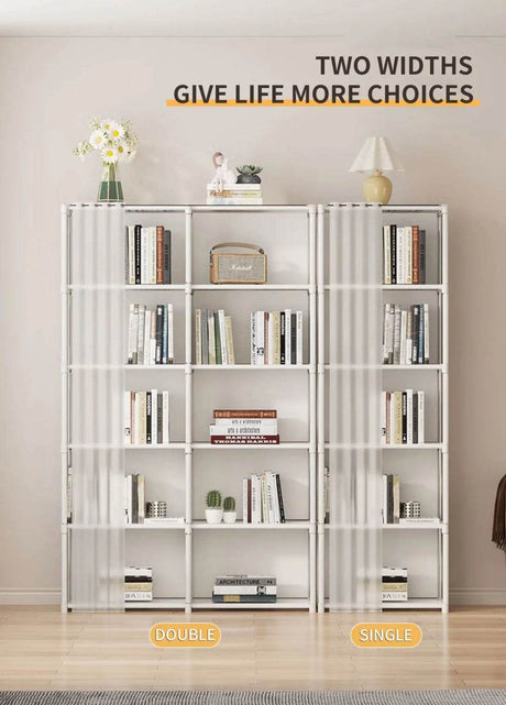 Minimalist Modern 6-Layer Fabric Wardrobe Organizer Cabinet - Omega Lifestyles