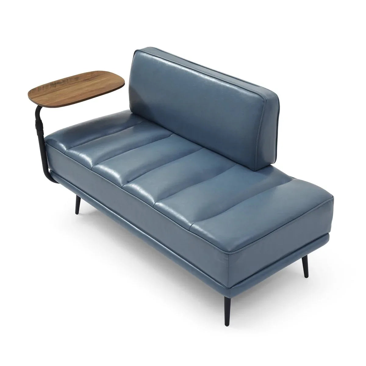 Modern Grey Faux Leather Upholstered End Of Bed Bench - Omega Lifestyles