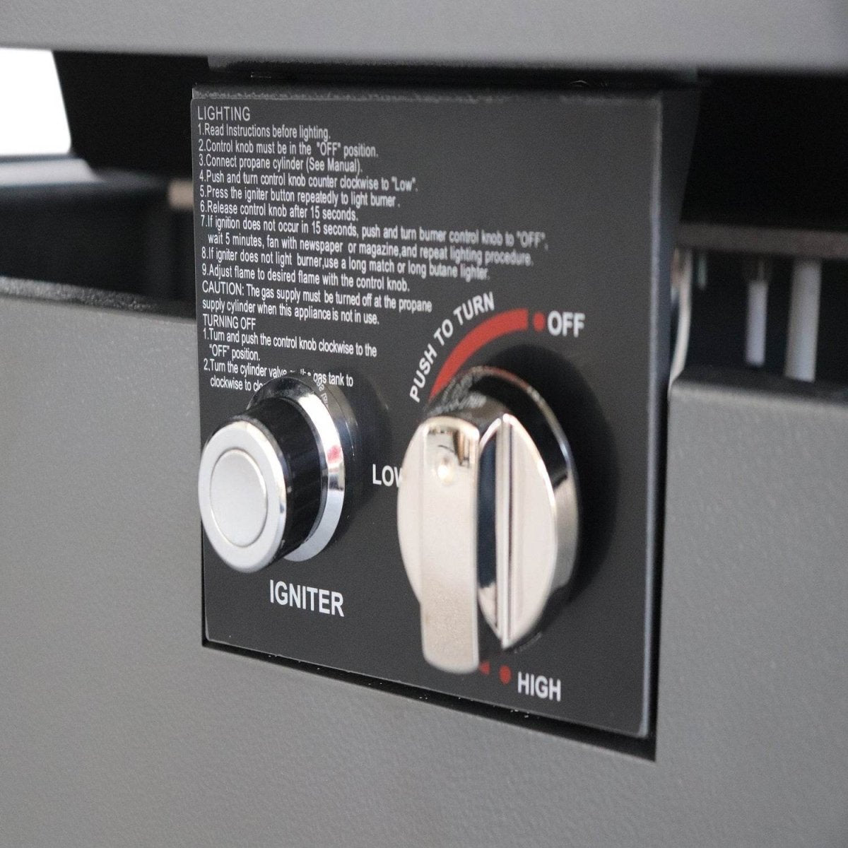 Modern Steel Outdoor Black Fire Pit Table With Lid - Blissora - Omega Lifestyles