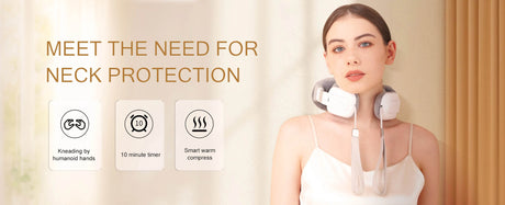 Multifunctional Heated Neck And Shoulder Massage Device - Sleep Galleria