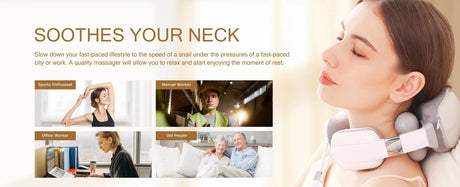 Multifunctional Heated Neck And Shoulder Massage Device - Sleep Galleria