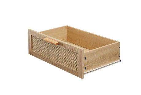 Natural 6-Drawer Rattan Cabinet Dresser With Storage - Sleep Galleria
