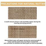 Natural Rattan 6-Drawer MDF And Metal Dresser - Sleep Galleria