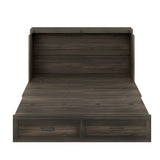 Queen Farmhouse Murphy Cabinet Bed With Charging Station - Omega Lifestyles