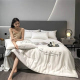 Silky Soft Cooling Summer Quilt Patchwork Blanket - Sleep Galleria