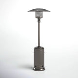 Steel Gray 46,000 BTU Aluminium Standing Patio Heater - Blissora - Omega Lifestyles