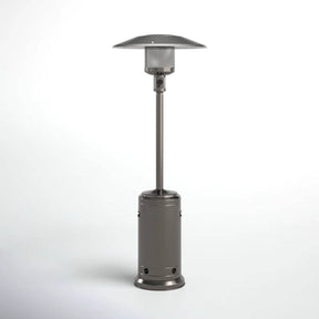 Steel Gray 46,000 BTU Aluminium Standing Patio Heater - Omega Lifestyles
