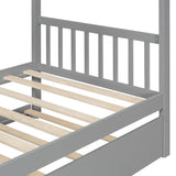 Twin Solid Wood House Daybed With Trundle - Sleep Galleria