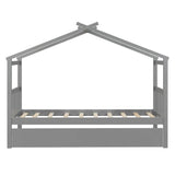 Twin Solid Wood House Daybed With Trundle - Sleep Galleria