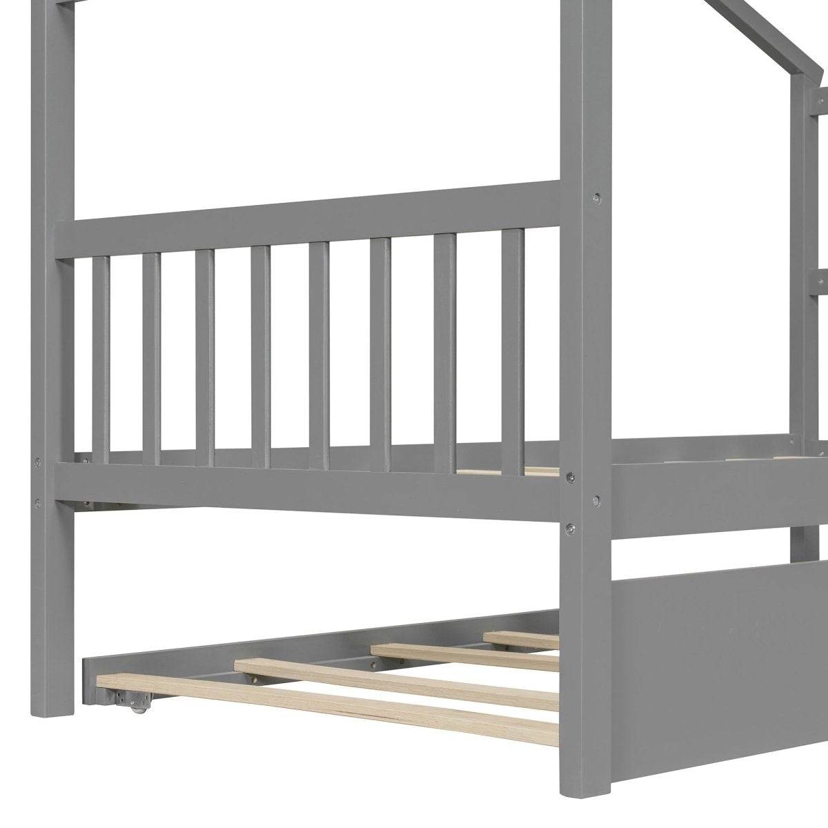 Twin Solid Wood House Daybed With Trundle - Sleep Galleria