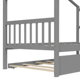 Twin Solid Wood House Daybed With Trundle - Sleep Galleria