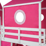 Twin Solid Wood Loft Bed With Slide Tower - Sleep Galleria