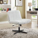 Adjustable Height 360-Degree Swivel Corduroy Office Chair - Omega Lifestyles