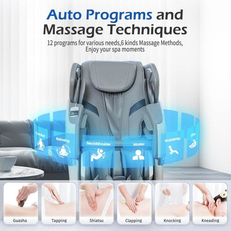 Massage Chairs with AI Voice SL Track Zero Gravity - Sleep Galleria