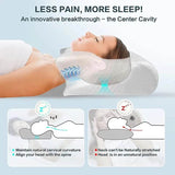 Ergonomic Cervical Memory Foam Pillow For Neck Pain - Omega Lifestyles