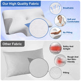 Ergonomic Cervical Memory Foam Pillow For Neck Pain - Omega Lifestyles