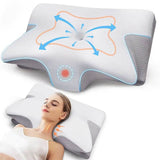 Ergonomic Cervical Memory Foam Pillow For Neck Pain - Omega Lifestyles