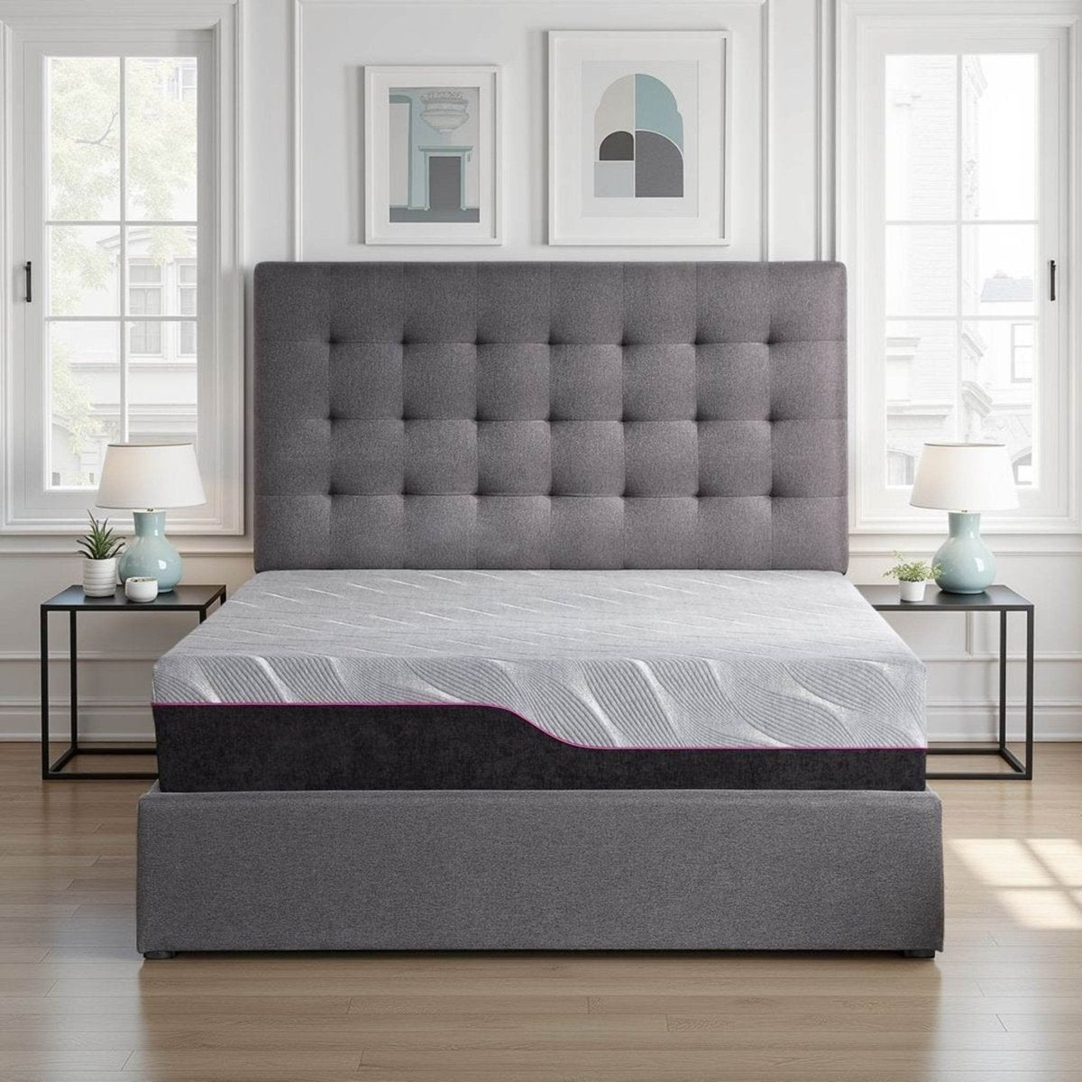 Firm 11 - Inch Cooling Latex Foam King Mattress - Bridgevine Home - Omega Lifestyles