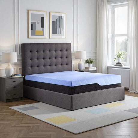 Medium 12 - Inch Hybrid Cooling Gel Memory Foam Twin XL Mattress - Bridgevine Home - Omega Lifestyles