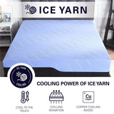 Medium Plus 12 - Inch Hybrid Cooling Latex Foam Twin XL Mattress - Bridgevine Home - Omega Lifestyles