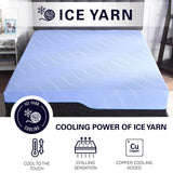 Medium 12-Inch Hybrid Cooling Gel Memory Foam Mattress - Sleep Galleria