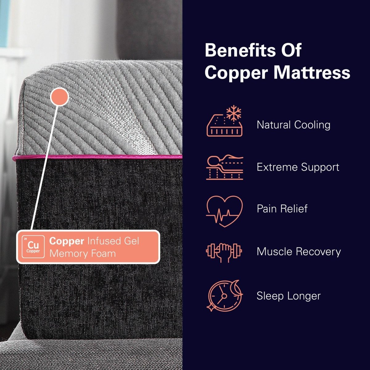 Medium 11-Inch Cooling GelCare Memory Foam Mattress - Sleep Galleria