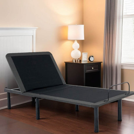 Twin XL Quick Assembly Voice Activated Adjustable Bed Frame - Bridgevine Home - Omega Lifestyles