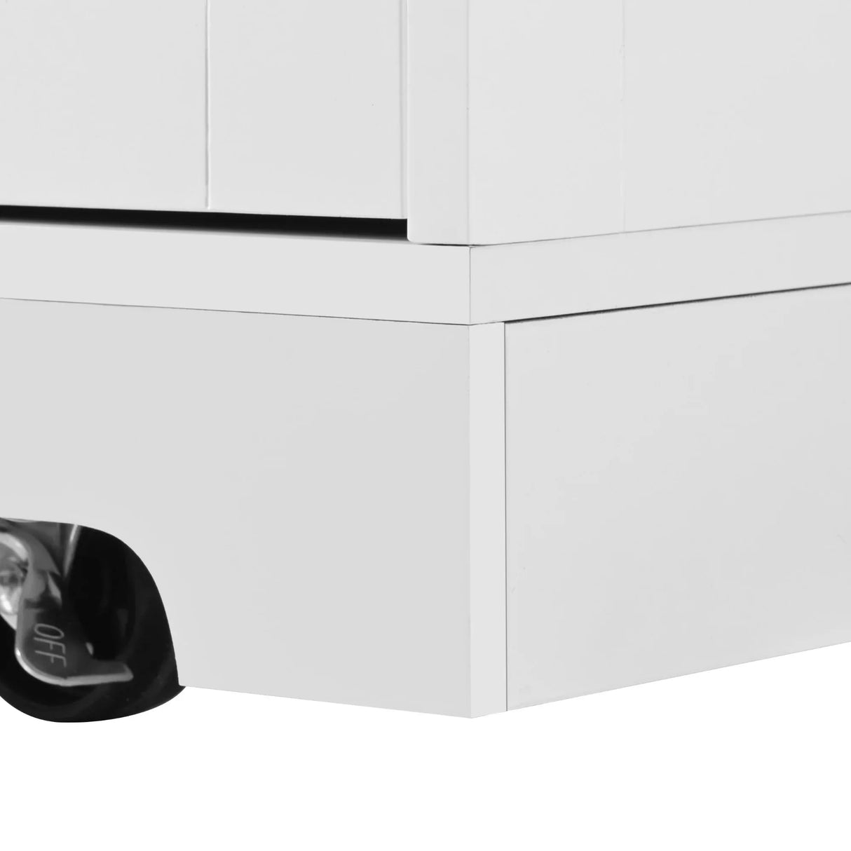 Folding Kitchen Island Cart With Power Outlet and Storage - Omega Lifestyles