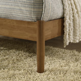 Vichy 4-Piece Queen Corduroy Upholstered Bedroom Set - Omega Lifestyles