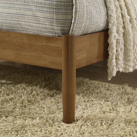 Vichy 4-Piece Queen Corduroy Upholstered Bedroom Set - Omega Lifestyles