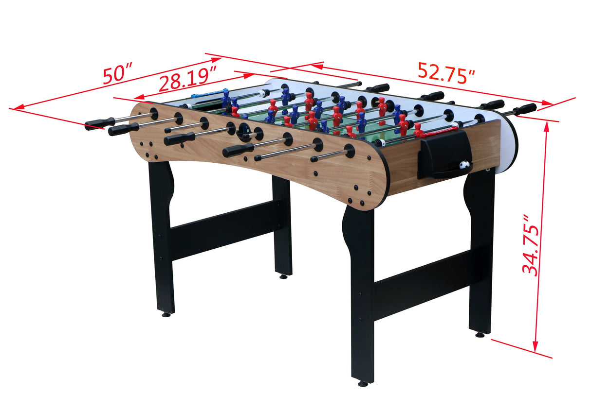 5-Foot MDF Steel Foosball Soccer Football Game Table - Omega Lifestyles
