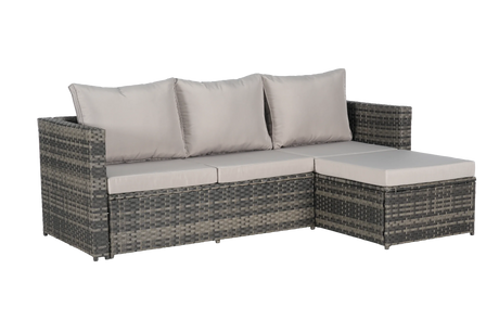 6-Piece Outdoor Rattan Wicker Patio Furniture Set - Omega Lifestyles