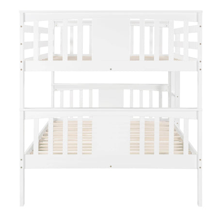 Full Full Solid Wood Convertible Bunk Bed - Omega Lifestyles